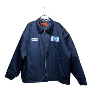 Men’s Big & Tall Industrial Streetwear Cintas Brand Jacket Sz 4XL
